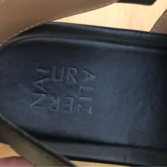Naturalizer Black Leather Sandals Women’s Size 9.5 - Picture 8 of 9